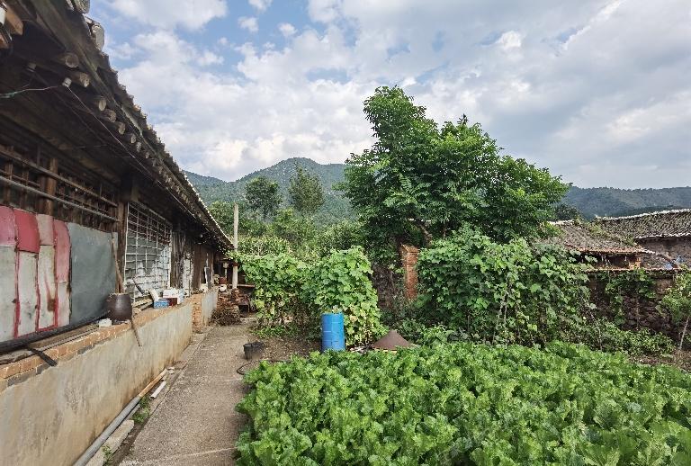 出租延庆香营农村破旧大院子，带菜园，共350平米，需改建